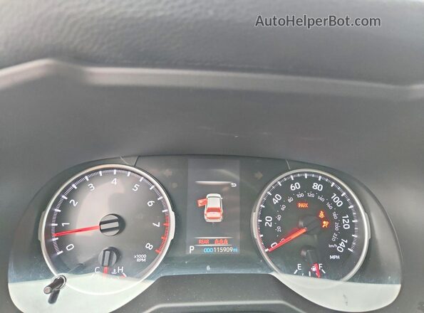 2T3H1RFV3LC048651 2020 TOYOTA RAV4 Gray Սարքավորումների վահանակի տեսք