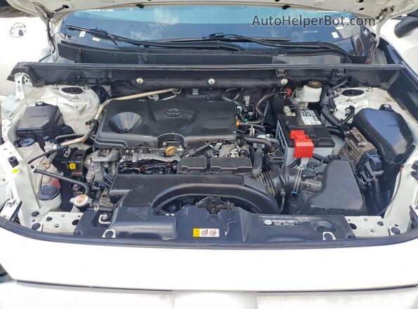 2T3H1RFV3MC132891 2021 TOYOTA RAV4 White Vista del compartimento del motor