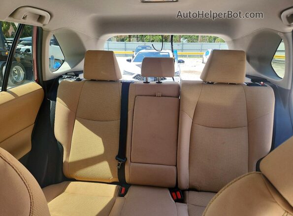 2T3H1RFV3MW130203 2021 TOYOTA RAV4 Red Widok tylnych siedzeń