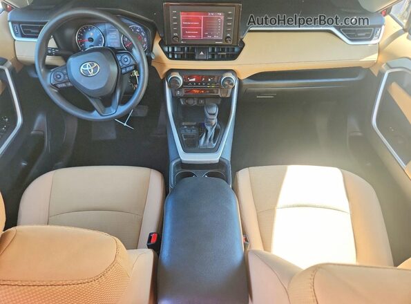 2T3H1RFV3MW130203 2021 TOYOTA RAV4 Red Widok deski rozdzielczej