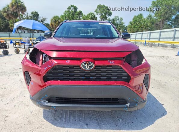 2T3H1RFV3MW130203 2021 TOYOTA RAV4 Red Widok z przodu