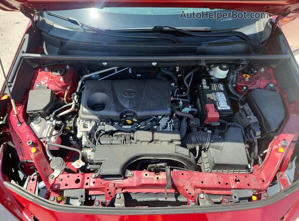 2T3H1RFV3MW130203 2021 TOYOTA RAV4 Red Widok komory silnika