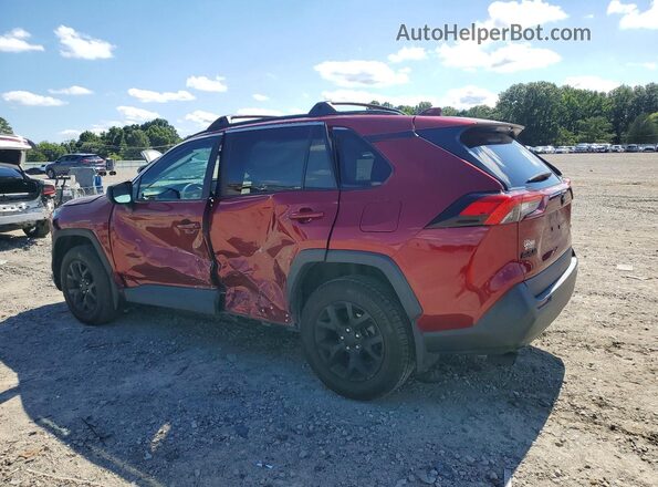 2T3H1RFV3MW185282 2021 TOYOTA RAV4 Burgundy უკანა მარცხენა