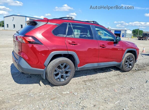2T3H1RFV3MW185282 2021 TOYOTA RAV4 Burgundy უკანა მარჯვენა