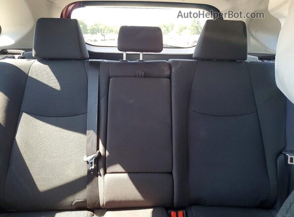 2T3H1RFV3MW185282 2021 TOYOTA RAV4 Burgundy უკანა სავარძლების ხედი