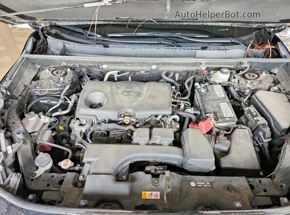 2T3H1RFV3RW348424 2024 TOYOTA RAV4 Black ძრავის განყოფილების ხედი