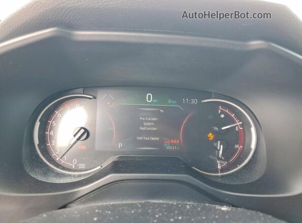 2T3H1RFV3SC309744 2025 TOYOTA RAV4 White ხელსაწყოთა პანელის ხედი