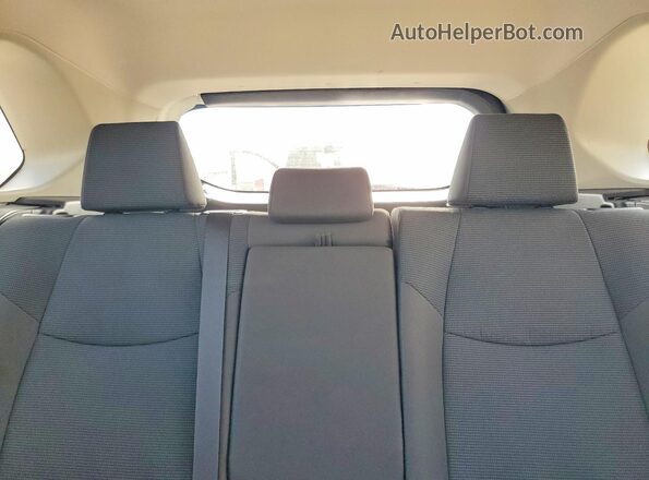 2T3H1RFV3SC309744 2025 TOYOTA RAV4 White უკანა სავარძლების ხედი