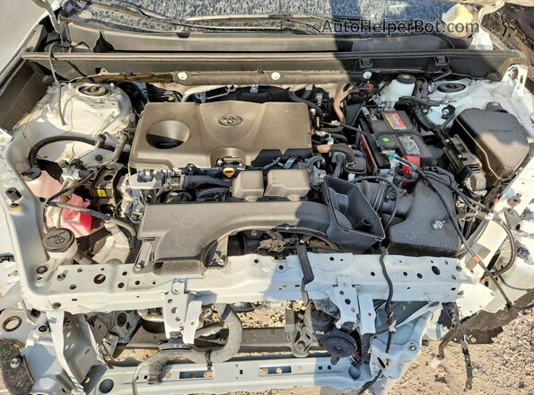 2T3H1RFV3SC309744 2025 TOYOTA RAV4 White ძრავის განყოფილების ხედი