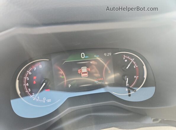 2T3H1RFV3SW395457 2025 TOYOTA RAV4 Gray ხელსაწყოთა პანელის ხედი