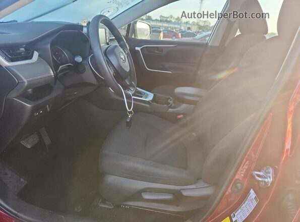 2T3H1RFV4KC010313 2019 TOYOTA RAV4 Burgundy Vista interior delantera