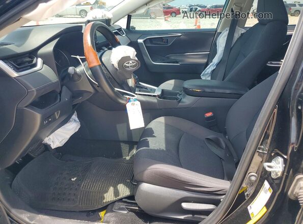 2T3H1RFV4KW004204 2019 TOYOTA RAV4 Black Front interior view