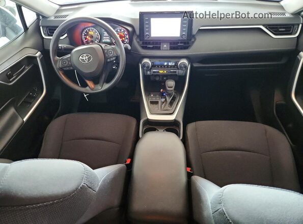 2T3H1RFV4KW027806 2019 TOYOTA RAV4 Silver Առջևի վահանակի տեսք