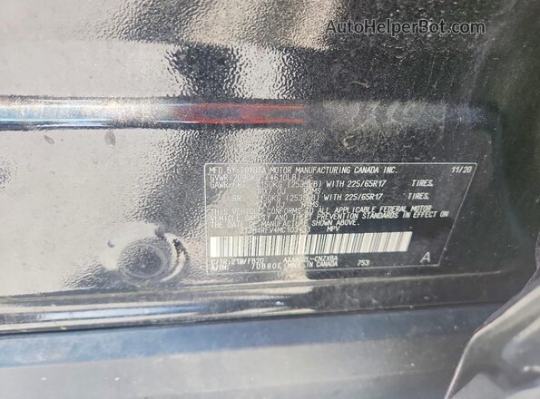 2T3H1RFV4MC103433 2021 TOYOTA RAV4 Black Widok komory silnika