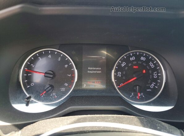 2T3H1RFV4MC111225 2021 TOYOTA RAV4 Gray Instrument cluster view