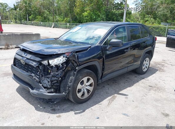 2T3H1RFV4NW190413 2022 TOYOTA RAV4 Черный Передняя левая четверть