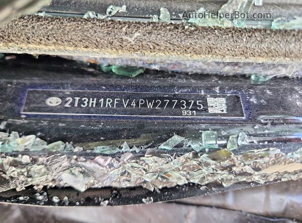 2T3H1RFV4PW277375 2023 TOYOTA RAV4 Black Widok wnętrza 360 stopni
