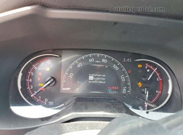 2T3H1RFV4RC253128 2024 TOYOTA RAV4 Charcoal ხელსაწყოთა პანელის ხედი