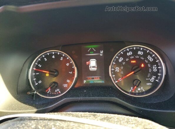 2T3H1RFV5LW092911 2020 TOYOTA RAV4 Серебряный Вид щитка приборов