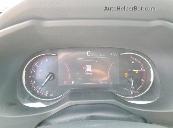 2T3H1RFV5RW346724 2024 TOYOTA RAV4 Серый Вид щитка приборов