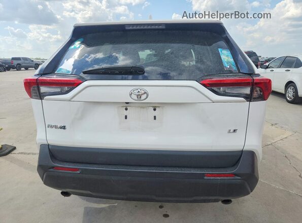 2T3H1RFV6KW021182 2019 TOYOTA RAV4 White Widok z tyłu