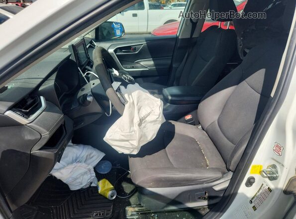 2T3H1RFV6KW021182 2019 TOYOTA RAV4 White Widok wnętrza z przodu