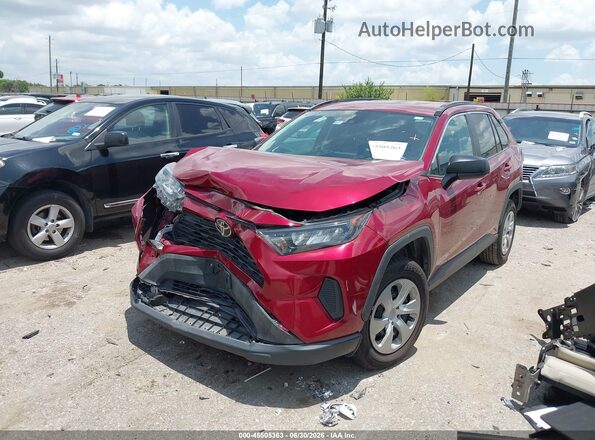 2T3H1RFV6KW053114 2019 TOYOTA RAV4 Red Вид спереду