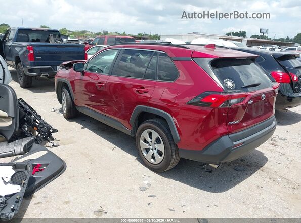 2T3H1RFV6KW053114 2019 TOYOTA RAV4 Red Задня ліва чверть