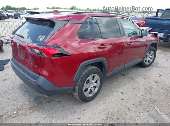 2T3H1RFV6KW053114 2019 TOYOTA RAV4 Red Задня права чверть