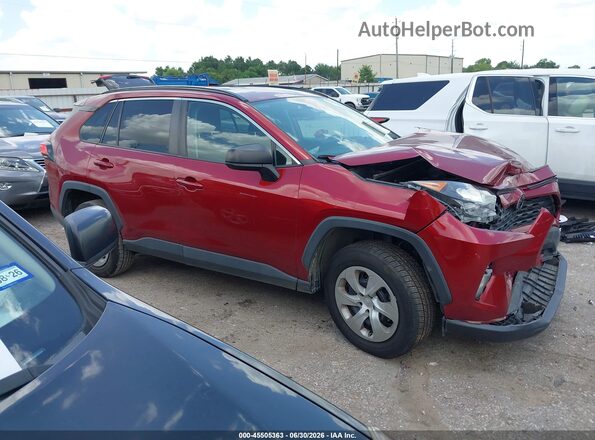 2T3H1RFV6KW053114 2019 TOYOTA RAV4 Red Вид задньої частини салону