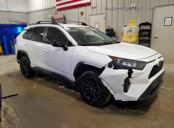2T3H1RFV6LC050426 2020 TOYOTA RAV4 White Передня права чверть