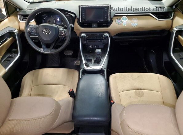 2T3H1RFV6LC050426 2020 TOYOTA RAV4 White Вид панелі приладів