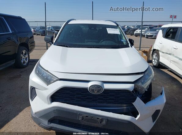 2T3H1RFV6LW100580 2020 TOYOTA RAV4 White Widok zestawu wskaźników