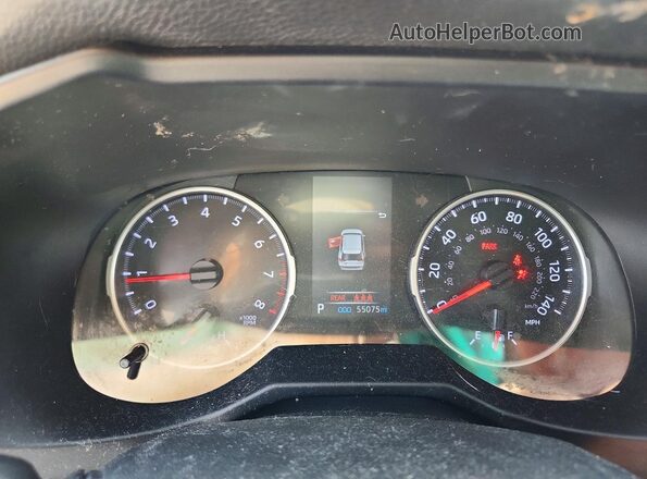 2T3H1RFV6MC126812 2021 TOYOTA RAV4 White Vista del cuadro de instrumentos