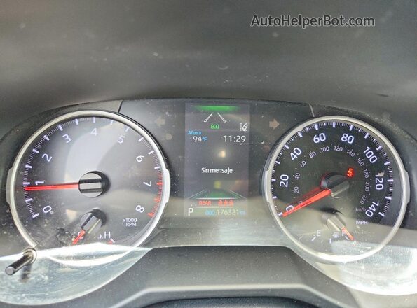 2T3H1RFV6MW135055 2021 TOYOTA RAV4 Белый Вид щитка приборов