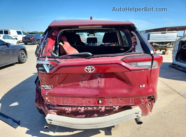 2T3H1RFV6NW226165 2022 TOYOTA RAV4 Red Rear view