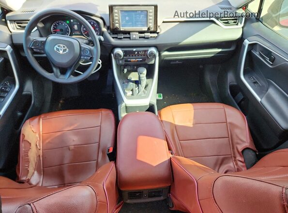 2T3H1RFV6NW226165 2022 TOYOTA RAV4 Red Dashboard view