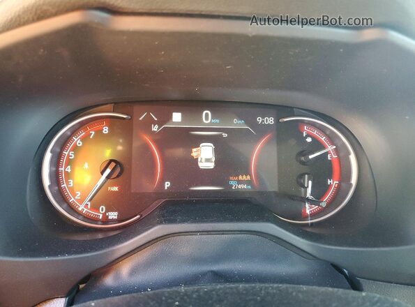 2T3H1RFV6RC266639 2024 TOYOTA RAV4 Gray Instrument cluster view
