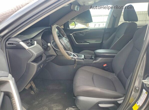 2T3H1RFV7KC001248 2019 TOYOTA RAV4 Charcoal Front interior view