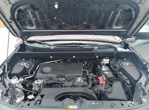 2T3H1RFV7KC001248 2019 TOYOTA RAV4 Charcoal Engine compartment view