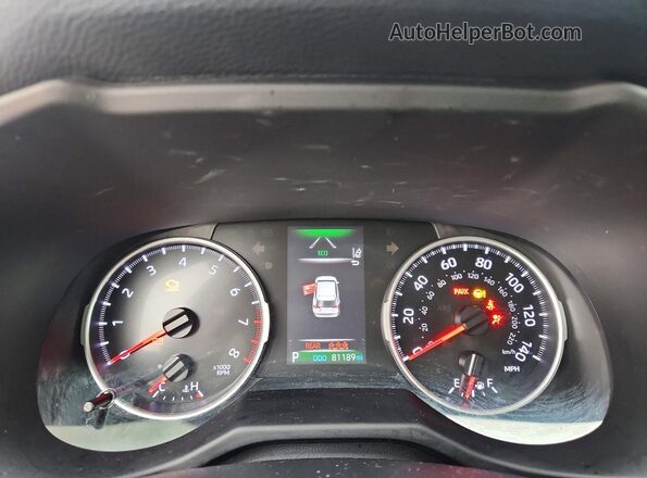 2T3H1RFV7MC141030 2021 TOYOTA RAV4 Black Սարքավորումների վահանակի տեսք