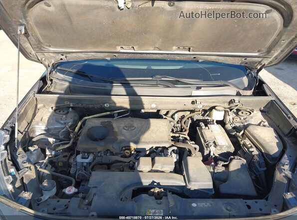 2T3H1RFV7NC202233 2022 TOYOTA RAV4 Gray უკანა ხედი