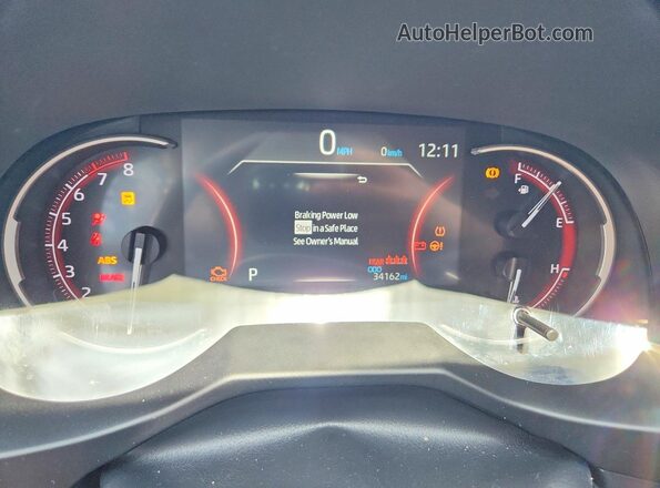2T3H1RFV7PC227281 2023 TOYOTA RAV4 Silver Widok zestawu wskaźników