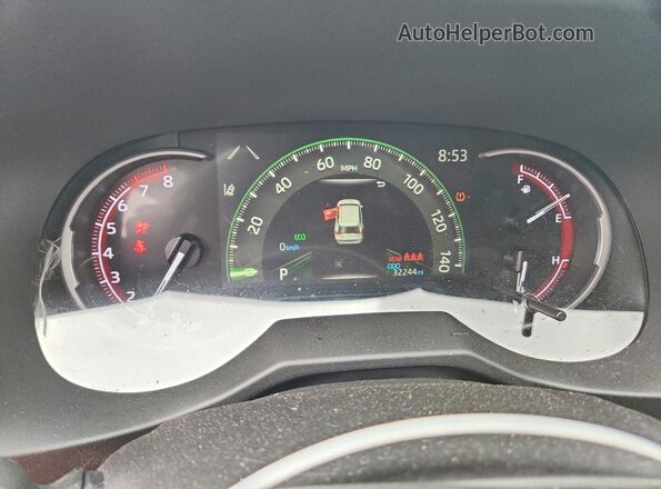 2T3H1RFV7SC316521 2025 TOYOTA RAV4 Черный Вид щитка приборов