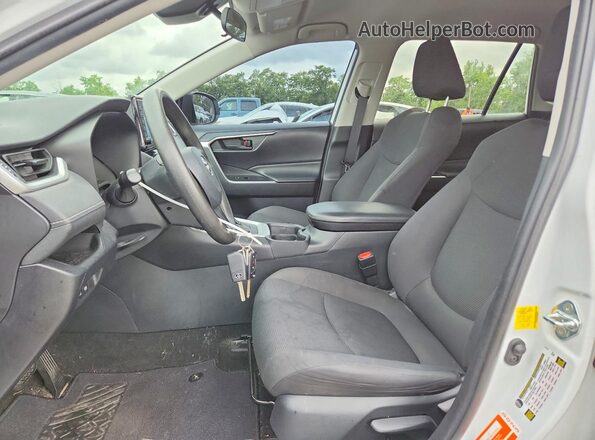 2T3H1RFV8KW025301 2019 TOYOTA RAV4 White Widok wnętrza z przodu