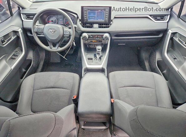 2T3H1RFV8KW025301 2019 TOYOTA RAV4 White Widok deski rozdzielczej