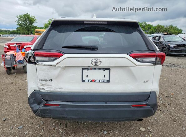 2T3H1RFV8KW025301 2019 TOYOTA RAV4 White Widok z tyłu