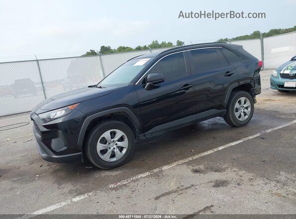 2T3H1RFV8KW035312 2019 TOYOTA RAV4 Black Առջևի ձախ երեք քառորդ տեսարան