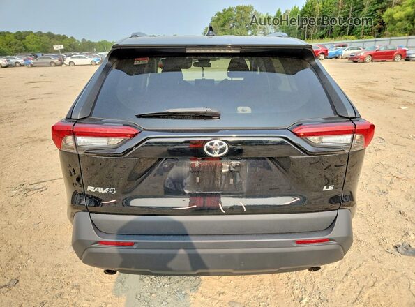 2T3H1RFV8KW051638 2019 TOYOTA RAV4 Black უკანა ხედი