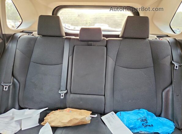 2T3H1RFV8KW051638 2019 TOYOTA RAV4 Black უკანა სავარძლების ხედი